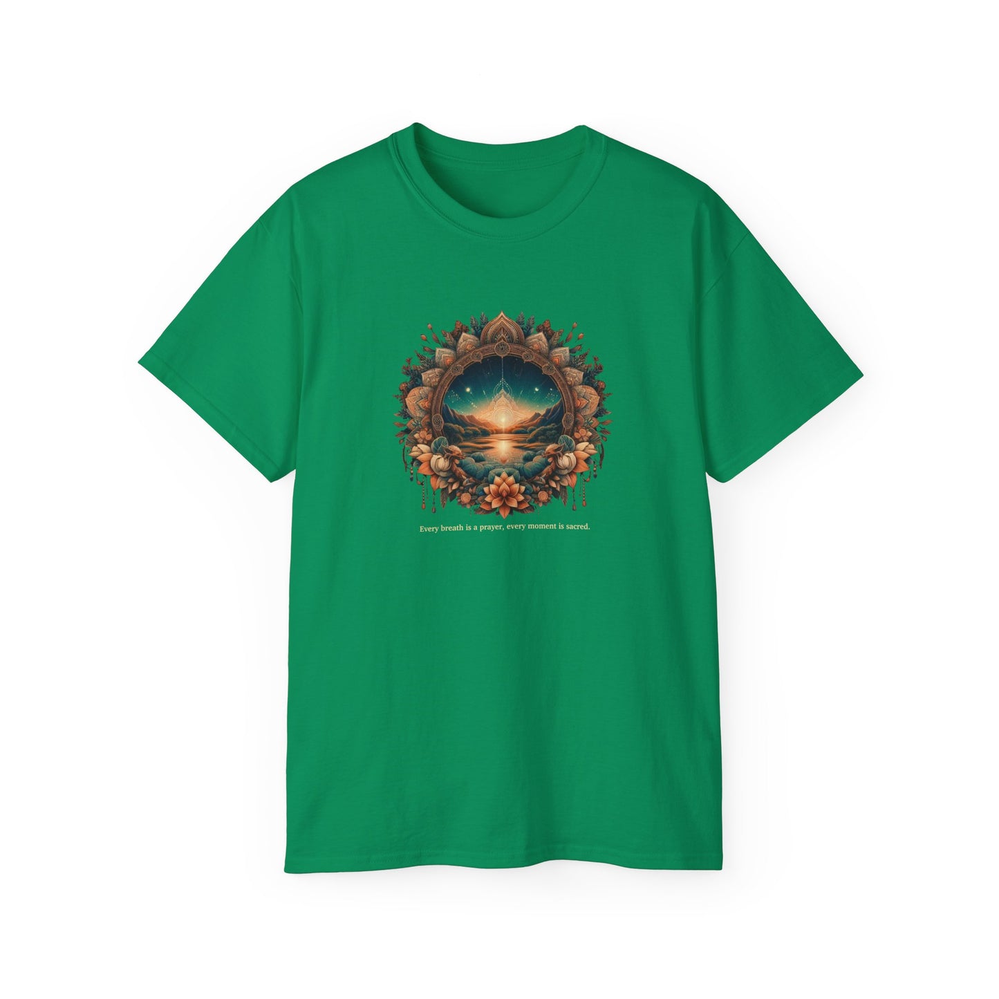 Nature-Inspired Unisex Ultra Cotton Tee - Dreamy Landscape Design
