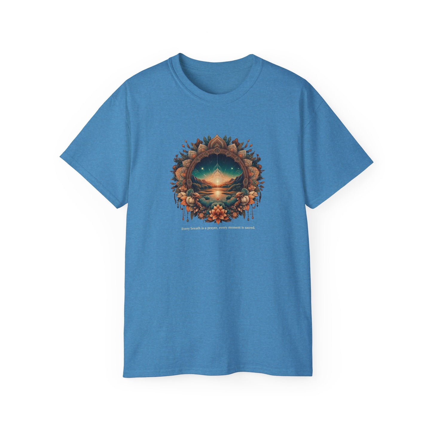 Nature-Inspired Unisex Ultra Cotton Tee - Dreamy Landscape Design
