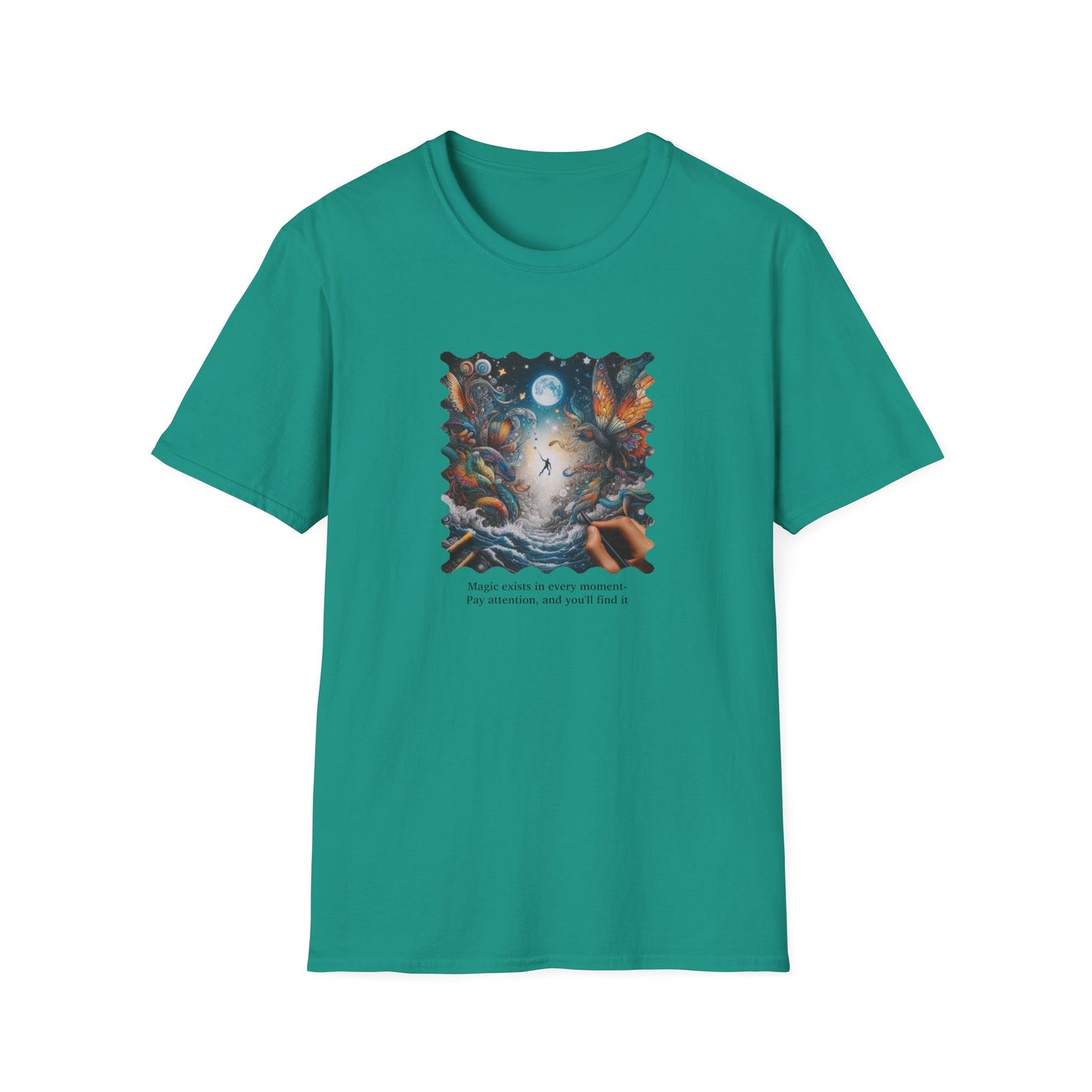 Magic Moments Unisex Softstyle T-Shirt - Pay Attention, You'll Find It