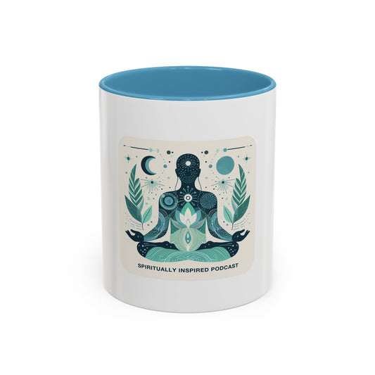 Spiritually Inspired Podcast Coffee Mug - 11oz & 15oz | Ideal for Meditation Lovers & Podcast Fans